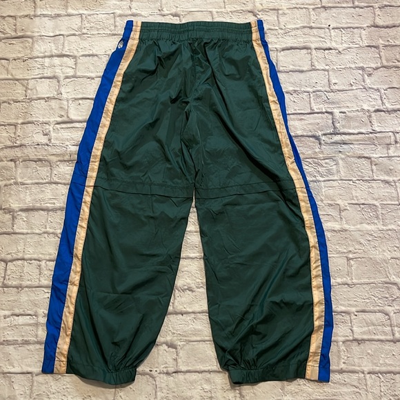 Free People Movement XLarge Green, Peach and Royal Blue Striped Track Pants - Picture 3 of 9